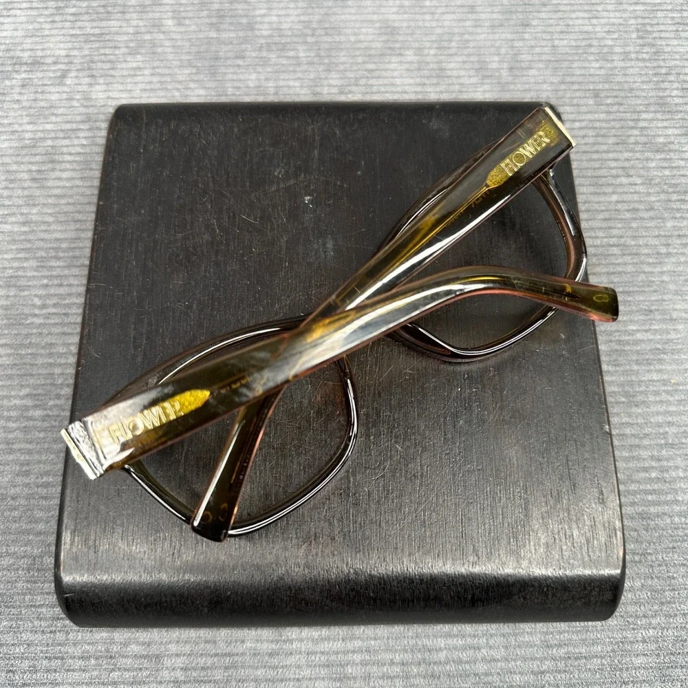 Flower by Drew Barrymore Holly 1002‎ Olive Green Pink Cat Eye Y2K Eyeglasses Vtg
